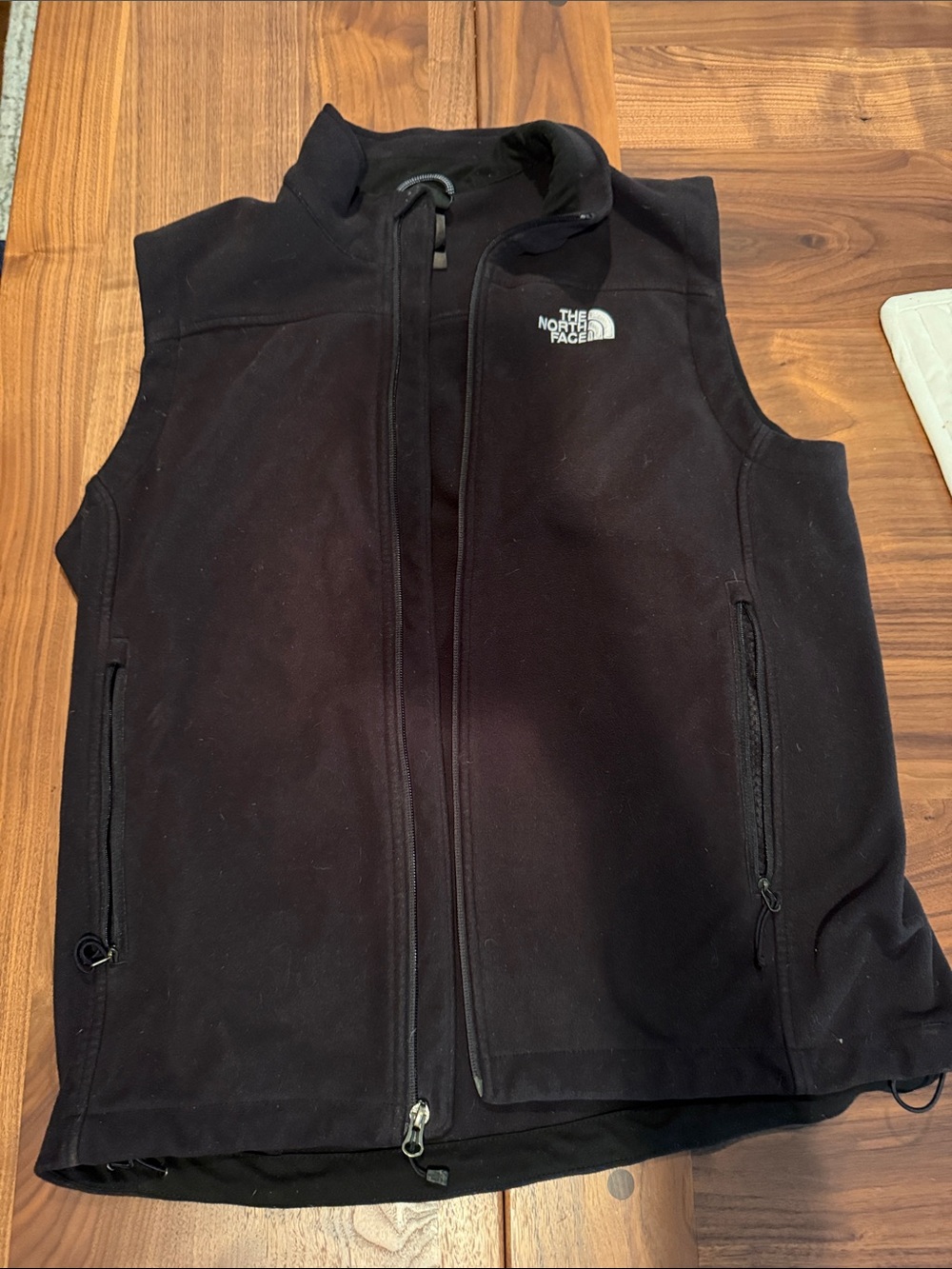 The North Face Black Men’s Fleece Vest with Logo
